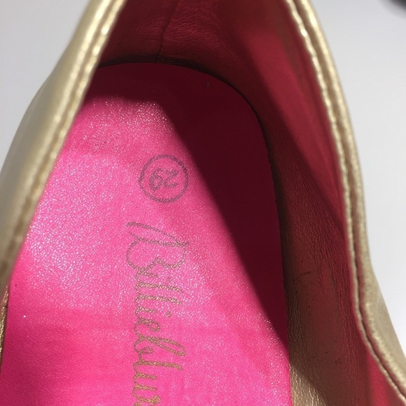 BILLIBLUSH Girls Gold Flats - Picture 6 of 6